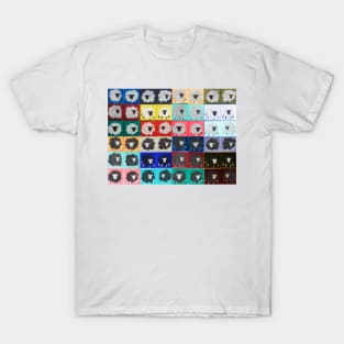 Flock of Sheeples Flocked T-Shirt